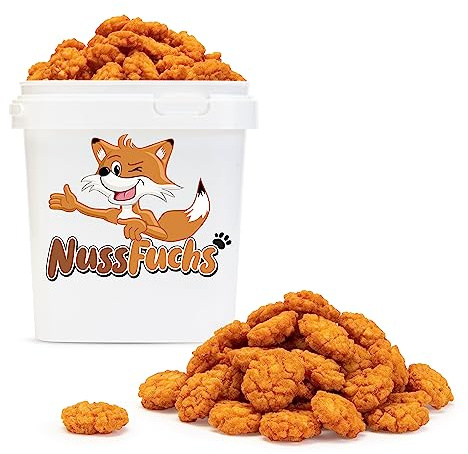 Reiscracker scharf 1,5kg | Asiatische Reiscracker mit Chili-Geschmack | würzig, pikant & knusprig | Reissnack frittiert mit Sojasoße | ungezuckert, Snack für zwischendurch