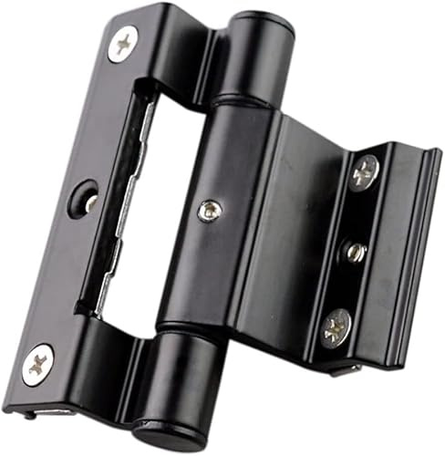 Bisagra Plegable Pesada Engrosada de Aleación de Aluminio - 2 Piezas Abatibles Para Puertas y Ventanas - Color Sólido Oculto (Color: D)