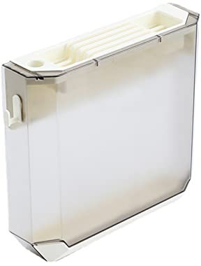 Portacoltelli, Portacoltelli da Cucina PET Trasparente, Portacoltelli Universale a Parete Per Riporre Oggetti Multifunzionali in Cucina(Grigio)