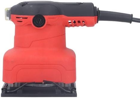 Ponceuse électrique à Paume, Ponceuse de Détail Ergonomique avec Poignée en Caoutchouc pour Carrelage (Prise UE 220V)