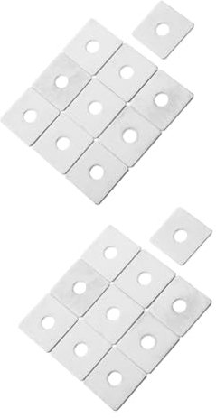 Healeved 20stücke Quadratische Unterlegscheiben Hochbelastbare Flache Platten Für Bauprojekte Für Und Heimindustrie