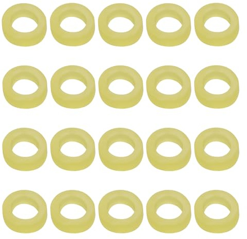 eMagTech 700 Stück 4 Mm Köderbänder Gummipelletbänder Angelgummibänder für 4 €? 8 Mm Rote Wurmköderpartikel Karpfenangeln Friedfischangeln Gelb