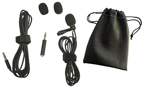 Parliky Ansteckmikrofon Mit Kabel – Ansteckmikrofon Für Smartphones Tablets Und Pc Aufnahmemikrofon Mit Klemme Freihändig Für Vorträge Und Präsentationen