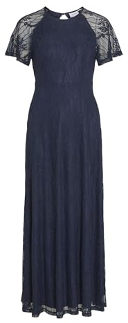 Vifemma S/S spetsklänning – Noos/DC, marinblå blazer, S