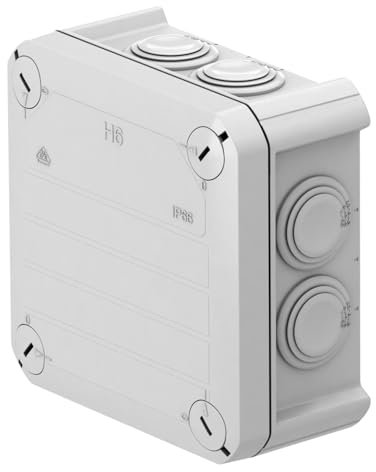 SD ProfiLine H6 Boîte de dérivation 114 x 114 x 57 mm Gris clair Joint enfichable