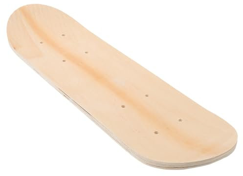 JOINPAYA Holzdeck-Skateboard Zum Selbermachen Unfertiges Board Für Junge Mädchen Leeres Skateboarddeck Zum Bemalen Einfach Für DIY-projekte Robust Und Leicht