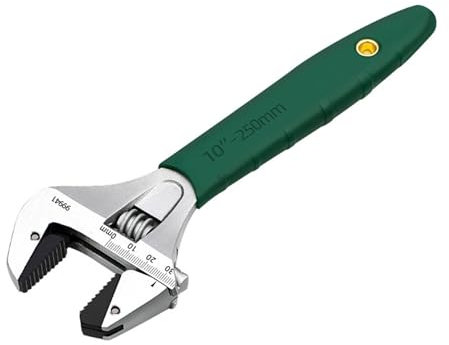 Fhkpsqkcn Chiave inglese regolabile in acciaio al carbonio con comoda chiave inglese resistente alla ruggine in 3 misure per la casa professionale