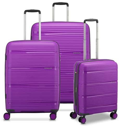 Roncato R-LITE SET VALIGIE (Grande, Medio, Cabina) - Ciclamino