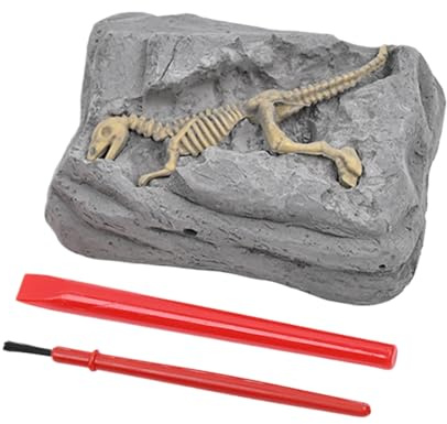 Weqizuerqi Kit d'excavation de Dinosaures, kit d'excavation de Dinosaures, Kits d'excavation pour, expériences d'apprentissage de la Tige avec Outils d'archéologie pour, Arts éducatifs