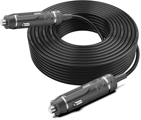 TAIFU P-1012 Cordon d'alimentation 12 V vers 12 V pour Green Mountain Grills GMG Davy Crockett & Trek Peak GMGP-1012 Daniel Boone Jim Bowie Prime et Prime Plus Chargeur de voiture Adaptateur