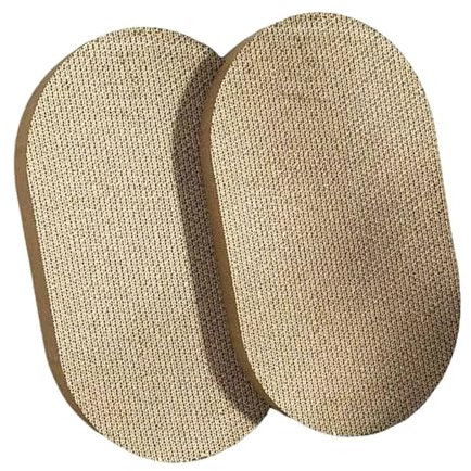 JISADER 2 recambios para rascadores de Gatos, tableros rascadores Ligeros de Papel Corrugado para Interiores, Camas de salón para Gatos, cartones versátiles, Medio