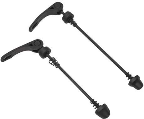 XRVRILE 2 Stück Fahrrad Rad Schnellspanner, Vorder- und Hinterrad, Leichte Aluminium Steckachse, Schnellverschluss für Mountainbike und Rennrad, Schnelle Montage ohne Werkzeug