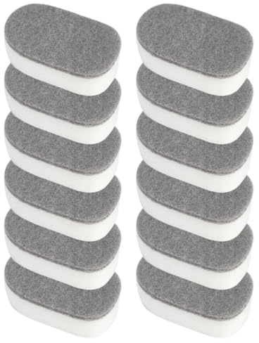 Esponja de Limpieza para Cocina y Baño, Estropajo de Esponja de Doble Cara para Limpieza Rápida, Paquete de 12 Unidades Hogar