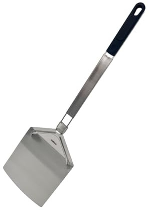 Grillfürst Pelle à pizza XXL en acier inoxydable pliable - Pelle à pizza avec manche extra long pour pizza, pain, tarte flambée et bien plus encore - Pelle à pizza avec une surface de 24 x 25 cm