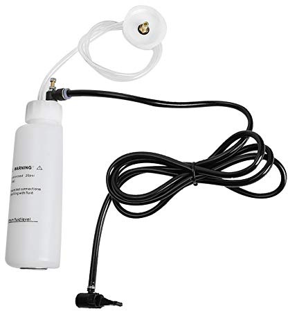 Yctze 500ml Bilbromsavluftningsvätskesats med Motordriven Va-bromsavluftningssats, Bromsavluftare, Bilbromsavluftning, Vätskeavluftningssats, Motordriven Vakuumpump, Bromsvätska bl.