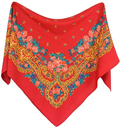 Traje Regional Pañuelo portugués granate - 90 x 90