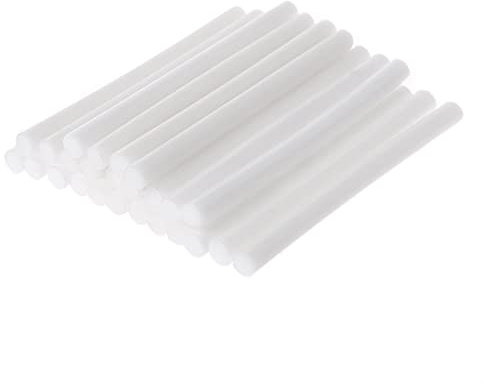 HNGM Klebesticks 25 stücke Heißschmelzklebstoff Hohe Viskosität weiß 7mm für DIY. Handwerkzeugreparaturwerkzeug