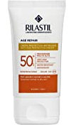 Rilastil Age Repair Crema Solare Viso, Azione Anti Aging, Elasticizzante e Antiossidante, SPF 50+ per Pelli Sensibili, Confezione da 40ml