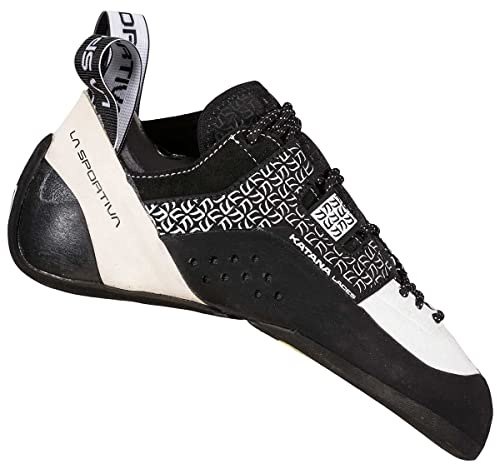 La Sportiva Katana Laces Woman, Damen-Kletterschuhe, Weiß/Schwarz, Größe 40