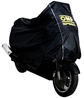 OMP Speed Waterproof Motorcycle Cover Medium Size - Motorbike Cover Oxford 300D - Indoor/Outdoor