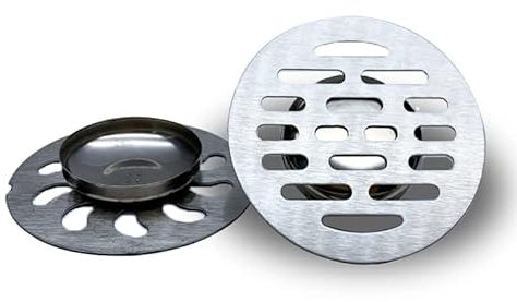 MMLFX 1 PC Tapa de desagüe del Piso de Acero Inoxidable Desbordamiento Redondo de Ducha Anti-Ducha for la máquina de Lavado de baño Alcantarillado for el Inodoro (Color : 8.0cm)