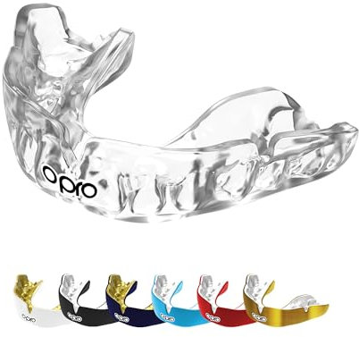 OPRO Mundschutz mit Sofort-Passform – Zahnschutz für Boxen, MMA, Kampfsport, Rugby & Hockey – Für Erwachsene & Kinder – Anpassbare Zahnschiene auf Zahnarztniveau – Mit zahnärztlicher Garantie