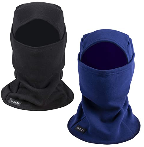 REDESS Warme Fleece Sturmhaube Winddichte Skimaske Kaltes Wetter Gesichtsmaske Motorrad Sturmhaube Kapuze Wärmer Wintersport Mütze