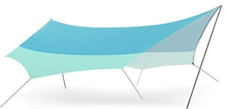 wasserdichte Plane, Camping-Planen-Sets mit Picknickmatte/Hängematte, leichte Ripstop-Zeltplane für Camping, Wandern, Rucksackreisen, Outdoor-Abenteuer