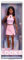 Barbie Looks Puppe, Sammelfigur Nr. 21 mit schwarzen zu Zöpfen geflochtenen Haaren und moderner Y2K-Mode, pinkfarbenem Neckholder-Oberteil und Kunstlederrock mit Stiefeletten, HRM13