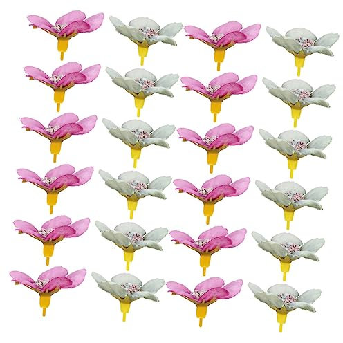 PRETYZOOM 150 Stück künstliche hochzeitsgirlande Papierblumen hochzeitsdeko Blumengirlande Mini-Blumenstrauß künstlicher Gänseblümchenkopf gefälschte Blütenköpfe Kranz