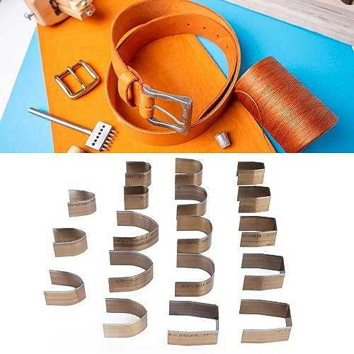ZPSHYD Stanzform-Set, Lederstanzform, Hartstahl, Stanzform für selbstgemachte Gurte, Gürtel, Geldbörsen