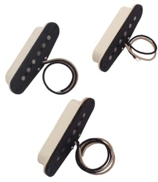 BESTonZON Single Coil Pickups Set Für Elektrische Gitarren Hochkompatible Ersatzteile Und Kupferdraht Stil Instrumente Aufwertung Ihrer Gitarre