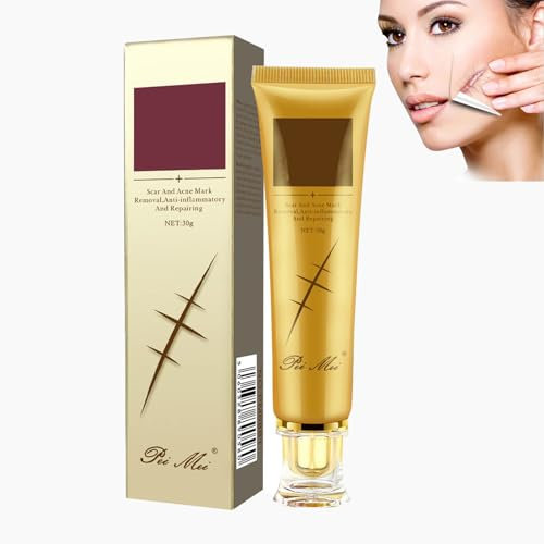 Narbengel Für Erwachsene, 30 Ml Narbensalbe Narbengel Narbencreme Aus Silikon Für Chirurgische Narben, Scar Gel Narbencreme Für C-Abschnitt, Verbrennung, Dehnungsstreifen, Wunde, Alte Narbe