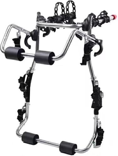 Portabici per auto Universale Posteriore | Trasporta Fino a 2 Bici Peso Max Fino a 55 kg | Omologato e Certificato modello LS98