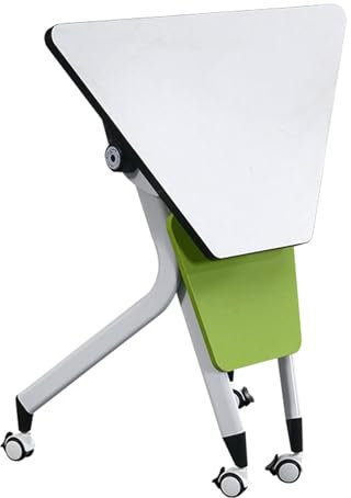 YDkjwjw Klappbarer Konferenztisch mit feststellbaren Rädern, Mobile Besprechungstische, Klappbarer Konferenztisch für Office, Home, Classroom, platzsparendes Design