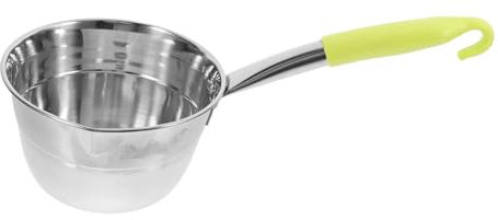Alipis cucharón de agua de acero inoxidable cucharon de agua para cocina cucharón de agua para cocinar Pala de mango largo Utensilios de cocina cucharada de sopa Silver