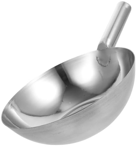 FUNNETOYU Louche à Eau en Acier Inoxydable Épaissie Long Manche Argenté, Accessoire la Cuisine Solide et Multifonction, Maison Cuisine