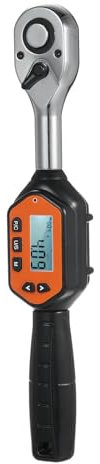 Mini clé dynamométrique numérique portable de 0,12 cm, grand écran avec son rétroéclairé, LED, mode de crête préréglée en temps réel, 3 modes de mesure, quatre unités commutables