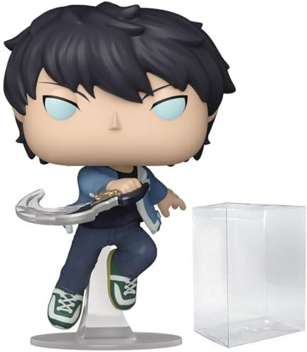 POP Anime: Solo Leveling – Sung Jinwoo #1982 Vinyl-Figur (mit kompatibler Box-Schutzhülle), mehrfarbig, 9,5 cm