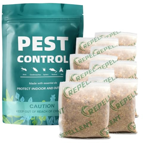 MIZUAQV Répulsif Anti-Nuisibles à Ultrasons, Pièges à Souris pour Intérieur et Extérieur, Éloigne Les Cafards, Souris, Fourmis et Araignées de la Maison, du Grenier et des Moteurs de Voiture - 8P