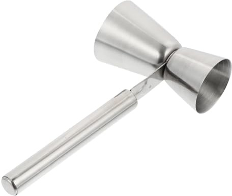 CONGARTENO Doble Jigger de Acero Inoxidable Medidor para Cócteles con Doble Cabezal Herramienta Profesional para Bartender y Bar Vaso Medidor Versátil para Bebidas y Vinos