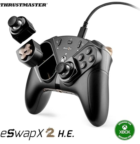 Thrustmaster ESWAP X2 H.E – Modular Gamepad for Esports Games with Anti-Drift H.E.A.R.T. (Hall Effect) Mini-Sticks – Compatible with Xbox Series X|S, Xbox One and PC