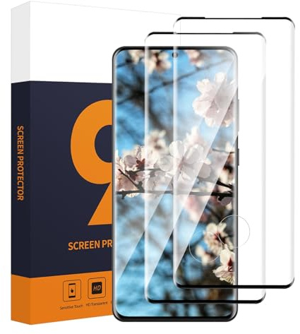 Carantee 2 Stück Schutzfolie für Panzerglas für Samsung Galaxy S20 Plus 5G, 3D-Volle Bedeckung 9H Härte Dauerhaft Samsung S20 Plus Schutzglas, Ultra-Klar Kristallklar S20 Plus 5G Displayschutzfolie