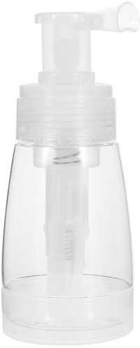 DOITOOL Baby Travel Powder Puff Bottle - 180ml White Plastic Talcum Powder Spray Bottle for Easy and Even Application, Multi-Use for Perfume and Floral Water