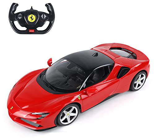 TURBO CHALLENGE - Ferrari SF90 Stradale - RC Prestige - 095615 - Ferngesteuertes Auto - Schwarz - 1/14 - Batterien Nicht enthalten - Kunststoff - Ab 6 Jahren