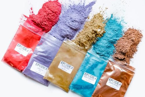EPODEX® Pigments de couleur métalliques - Pour résines époxy - Réduction de quantité
