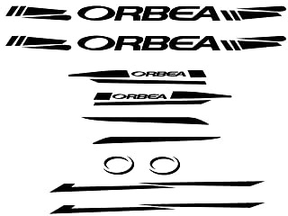 Pegatinas compatibles con cuadro bici Orbea Negro
