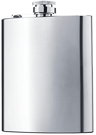 7oz Hip Flask Stainless Steel Hip Flasks for Men Women Portable Whiskey Flask Leak-Proof Pocket Flagon Hip Flask for Liquor for Climbing Camping Barbecue Party