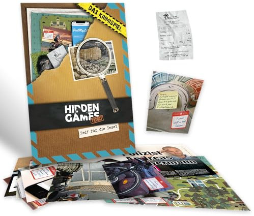 Hidden Games Tatort - Reif für die Insel - Deutsch - Realistisches Krimispiel, spannendes Detektivspiel, Escape Room Spiel