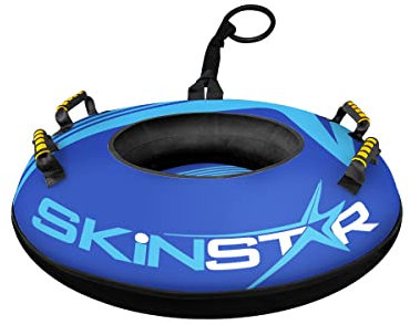 SkinStar Profi Snowtube Ø70cm Schlitten Bob Rodel Reifen Snow Tube Rodelreifen blau